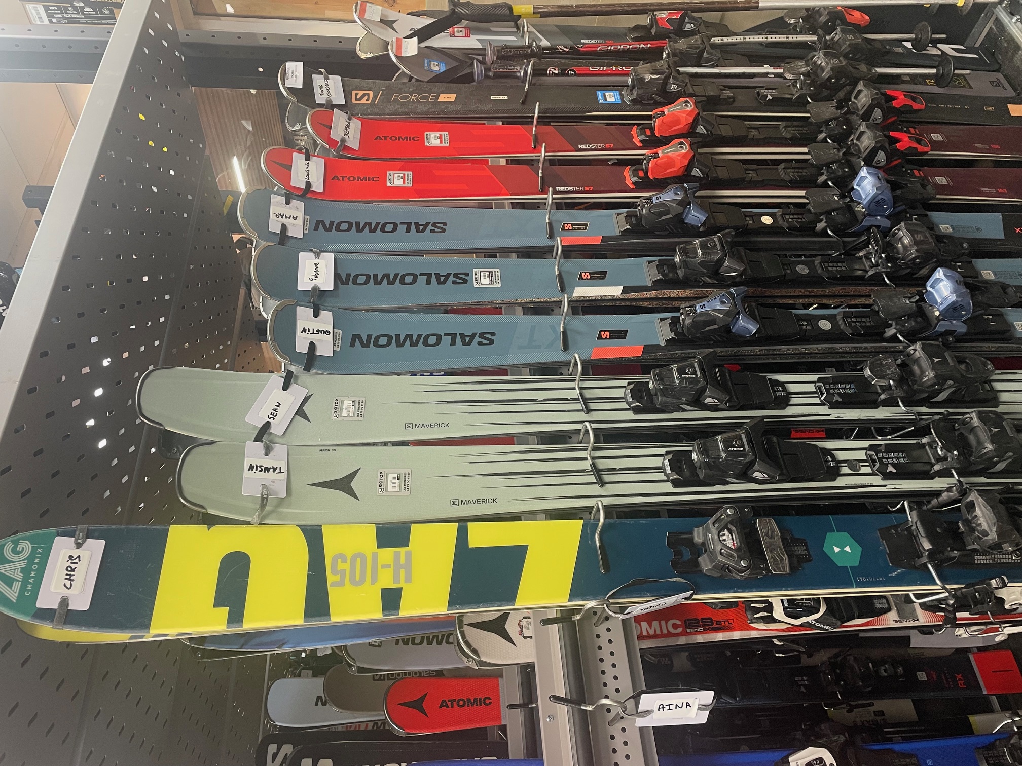 Gardiennage des skis chez SKI TOP La Croisette